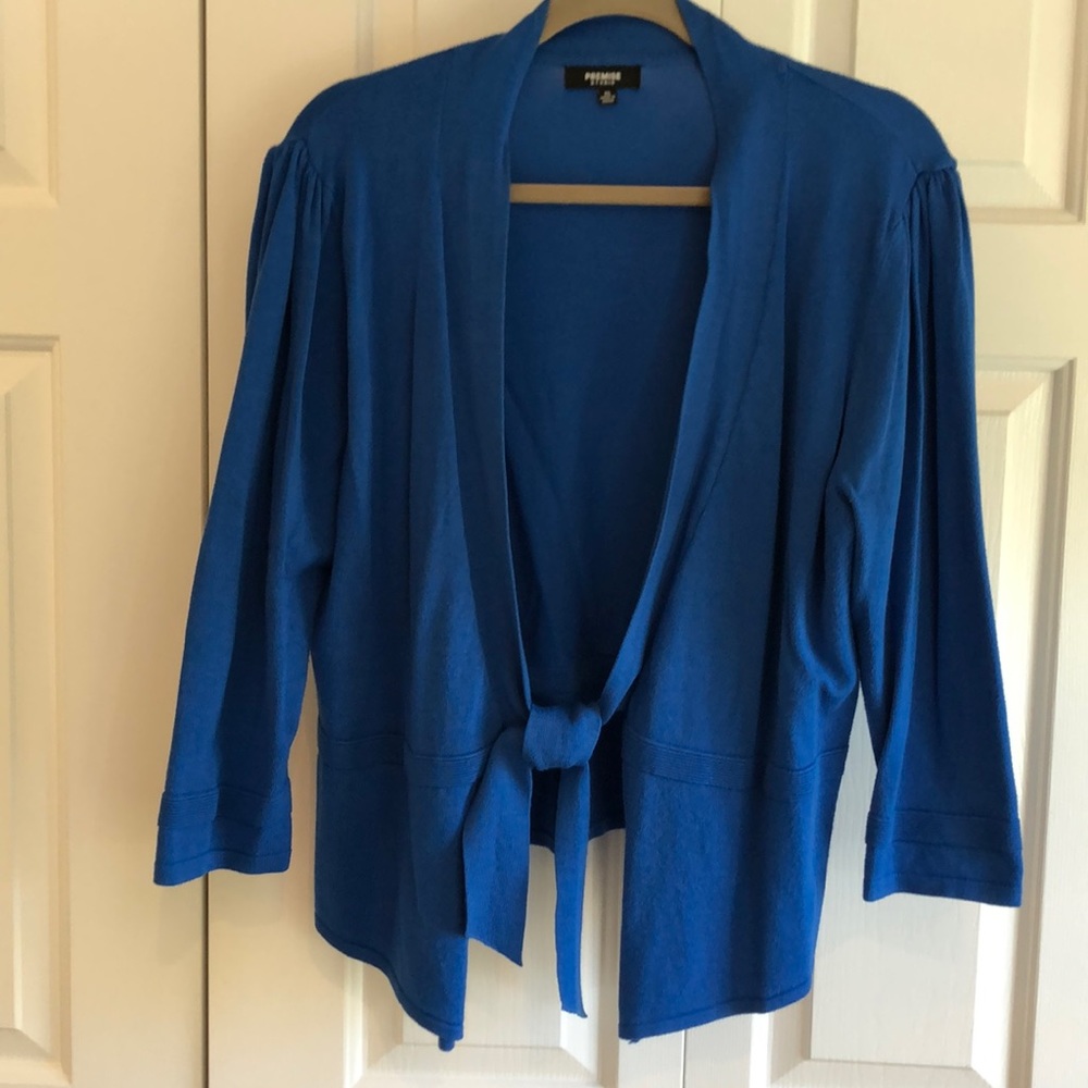 Long sleeve tie front cardigan